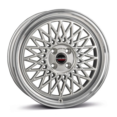 Felgi Borbet B 4x100 7x17 ET38 Silver Rim Polished