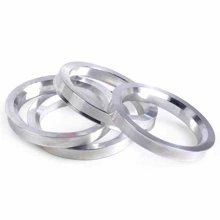 Komplet 4x Pierścienie centrujące aluminiowe 72,6 - 56,1