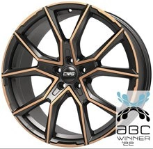 FELGI CMS C33 5x114.3 8x19 ET45 Diamond Black Copper