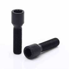 Zestaw 10 szt. Śrub BLACK torx 40mm 12x1,25 + Klucz