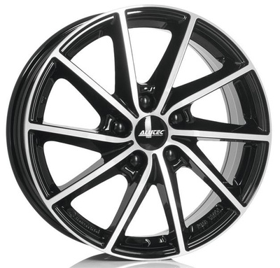 FELGI ALUTEC SINGA 5x112 6x15 ET43 Diamond Black Front Polished